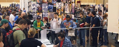 Comic Enthusiasts mill about, hoping to hob-nob with their favorite comic creators and stars at December’s New Orleans Comic Con, run by Wizard World. Photo by © wwcomiccon