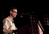 Notorious wordsmith: Portland author Chuck Palahniuk read from his latest novel, Damned, at the Bagdad Theater Oct. 18.