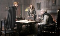 Closet poet Rhys Ifan’s Edward de Vere, 17th Earl of Oxford (far right) uses Will Shakespeare as a pen name in Roland Emmerich’s historical thriller Anonymous.