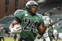 Push to the finish: Senior safety Deshawn Shead (# 24) and the rest of the Portland State football team have their hopes set on postseason action with two games left to play in the Big Sky regular season.