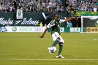 Shooting stars: Timbers team captain and midfielder Jack Jewsburry (above) and rookie midfielder Darlington Nagbe (below) combined for nine goals and 11 assists for Portland this season.