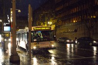After 8 p.m., TriMet makes unscheduled stops so that riders spend less time walking or biking in the dark.