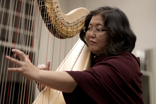 Plucking heartstrings: Denise Fujikawa plays French chamber music.