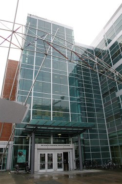 The Engineering Building, located on Southwest 4th Avenue, is one of PSU’s eight LEED-certified buildings.