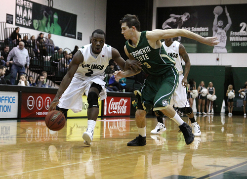 Good luck Chuck: Departing senior Charles Odum runs downcourt. Odum was second in the conference in scoring.
