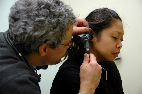 Central City Concern invited the Vanguard to tour its facilities and watch a demonstration of a standard checkup.