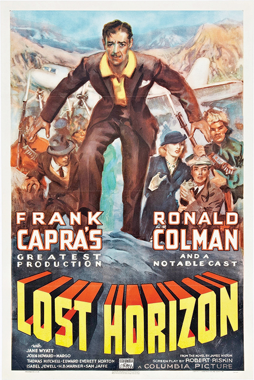 Black and white blockbuster: Frank Capra’s epic 1937 film, Lost Horizon, comes to campus. leagueofdeadfilms.com