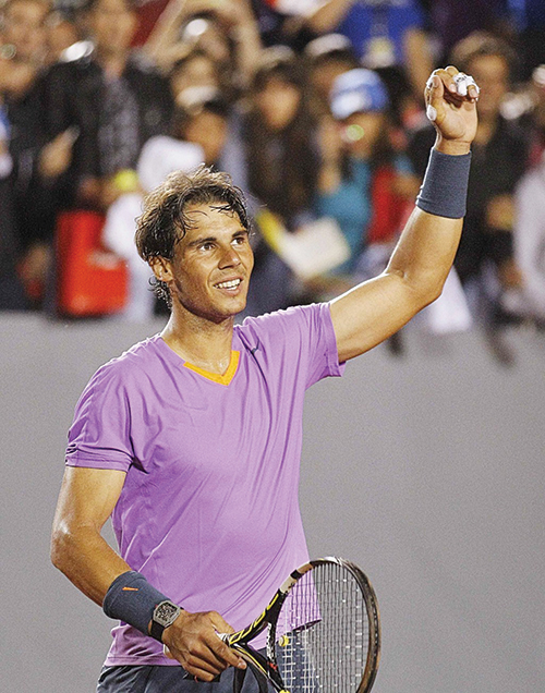 The king of clay made his comeback at the Chile Open last week. Photo © VTR Open