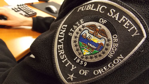 University of Oregon was the first university in the state to form its own campus police department. Photo © Eric Becker.