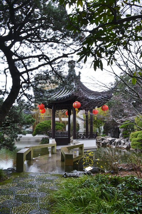 The Portland Chinese Gardens provide a perfect place for scholarly contemplation.Photo by Riza Liu.