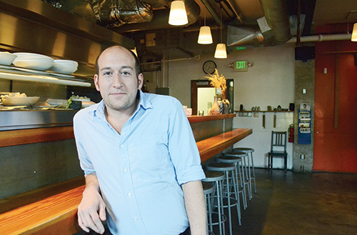 Portland state Grad Gabe Rosen combined his love of food and Japanese culture to a open Biwa, his Japanese-style pub’, in 2007. Photo Riza Liu