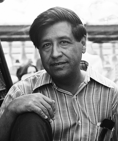 Cesar Chavez, a labor leader and civil rights activist, helped found what is now the United Farm Workers Union.  Photo © Jesus Garza.