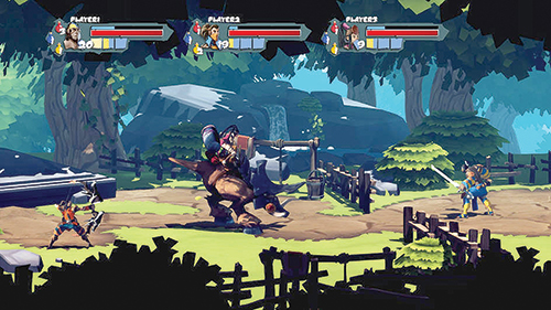 Button-mashin’ brawler Sacred Citadel sticks to the standard beat-’em-up script with a few modern bells and whistles thrown in for good measure. Photo © Deep silver