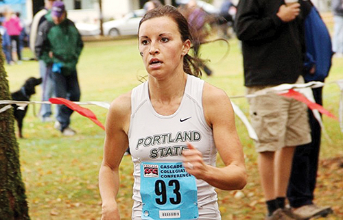 Amber Rozcicha was one of several Vikings who qualified for the conference championships over the weekend. Photo by ©goviks.com