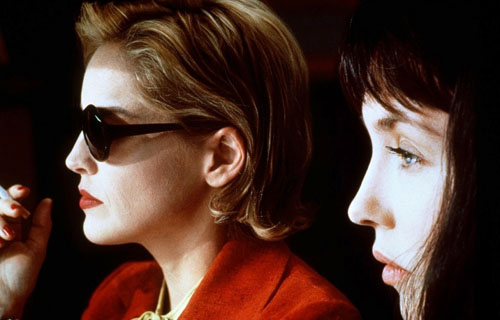 Two Sides of a love Triangle: Sharon Stone and Isabelle Adjani star in Jeremiah S. Chechik’s 1996 thriller, Diabolique, which screens this evening at the Northwest Film Center. Photo by © Warner Bros