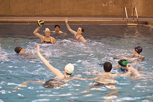 PSU water polo will get the national spotlight this weekend in Minneapolis. Photo by Miles Sanguinetti.