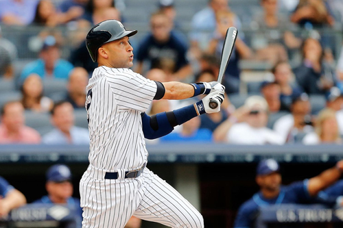 Derek Jeter came back from the disabled list for just his second game of 2013 on Sunday. Photo by © Jim Mcisaac/Getty Images