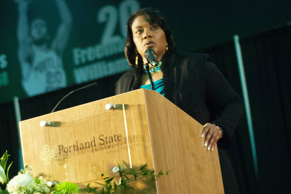 Bernice King speaks on equality at PSU Vanguard