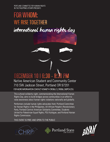 For Whom: We Rise Together, International Human Rights Day