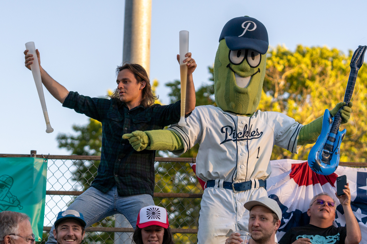 2023 Official League Portland Pickles White Home Jersey